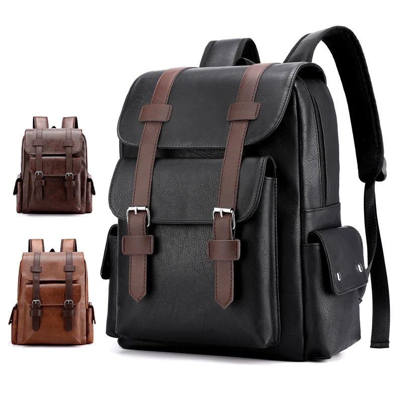 Mochila Casual de Cuero PU