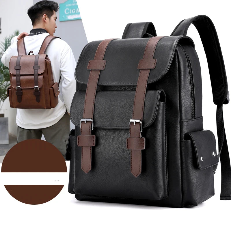 Mochila Casual de Cuero PU