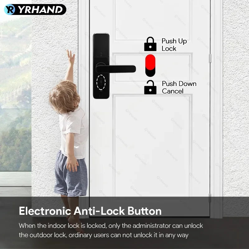 Cerradura Inteligente Biometrica para Puerta