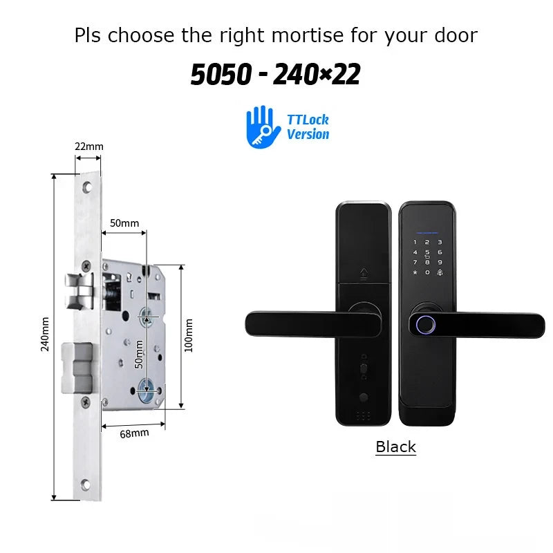 Cerradura Inteligente Biometrica para Puerta